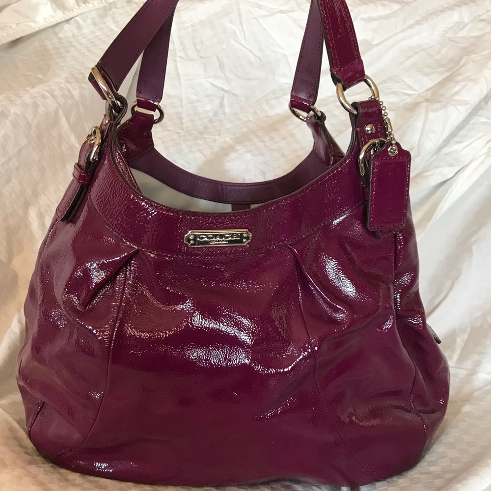 Coach patent leather Madison Maggie handbag